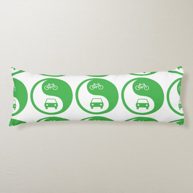 Coussins Longs Partager la route Yin Yang (Devant)