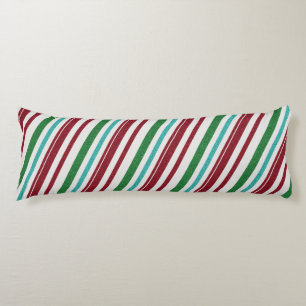 Coussins Longs Parties scintillant Candy Stripes