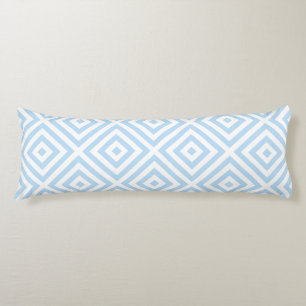Coussins Longs Pastel Blue Diamond Motif Oreiller