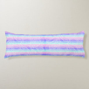 Coussins Longs Pastel Candy Motif d'Imaginaire doux rayé