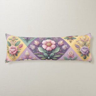 Coussins Longs Pastel coloré Jacquard Pâques/Printemps