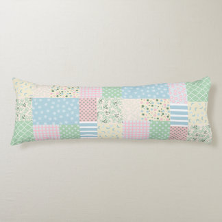 Coussins Longs Patchwork