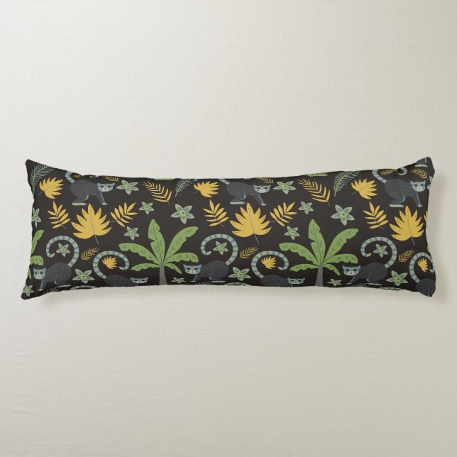 Coussins Longs Paume de singe motif sans soudure (Devant)