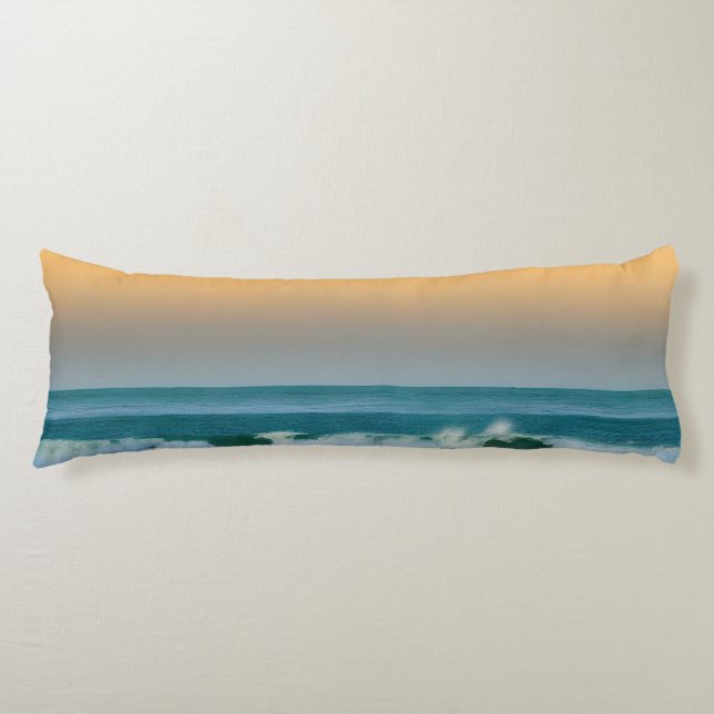 Coussins Longs Paysage marin du coucher de soleil 45 (Devant)