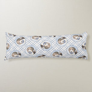 Coussins Longs Peinture anglaise Beagle Tri Tricolore Chien Migno