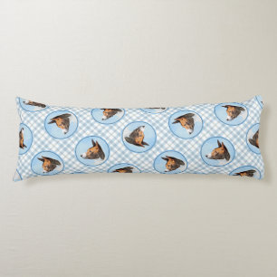 Coussins Longs Peinture Basenji Châtaignier Rouge Brindle mignon