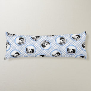 Coussins Longs Peinture de Chien d'Eau Portugais PWD Art Canin Or