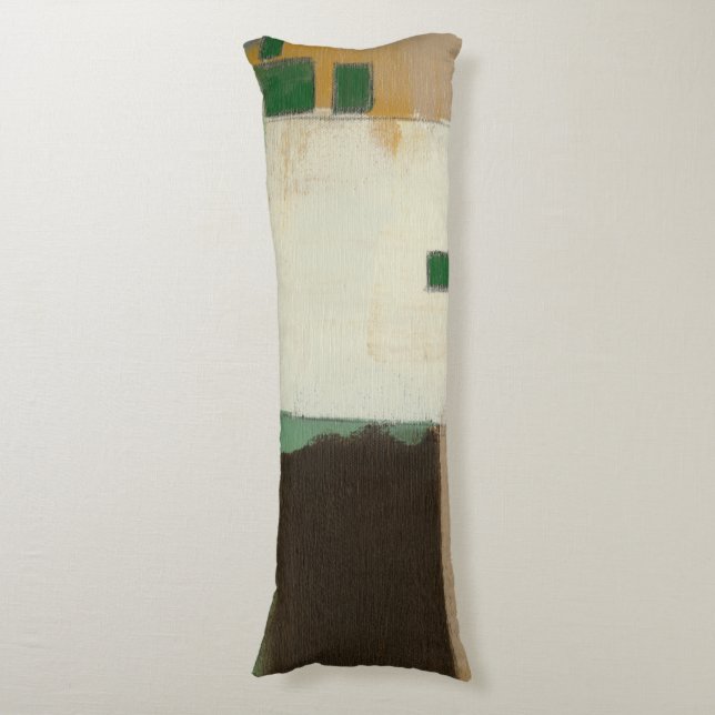 Coussins Longs Peinture expressionniste avec pointes de brosse lo (Devant (Vertical))