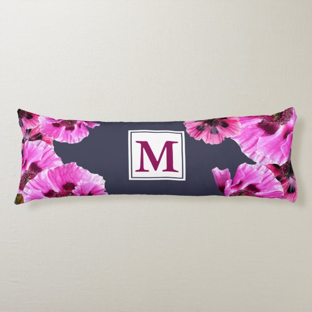 Coussins Longs Pépites roses Monogrammes (Devant)
