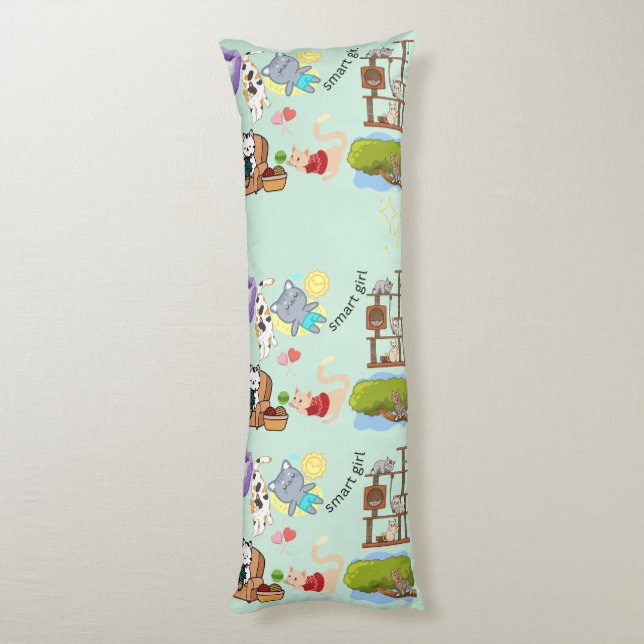 Coussins Longs Personnalisez le nom pour vous ou votre enfant Ore (Dos (Vertical))