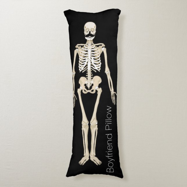 Coussins Longs Petit ami Skeleton Body Oreiller (Devant (Vertical))