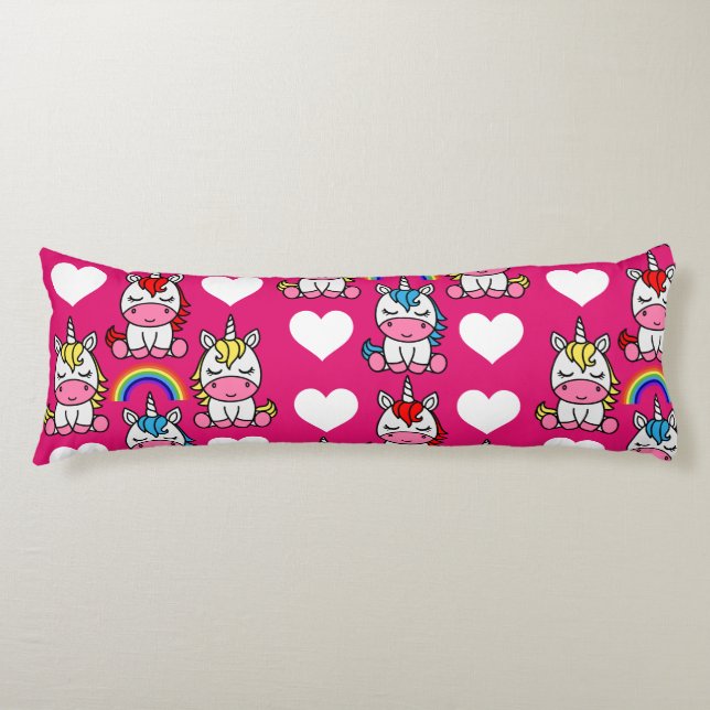 Coussins Longs Petites filles Unicorn Pony (Devant)