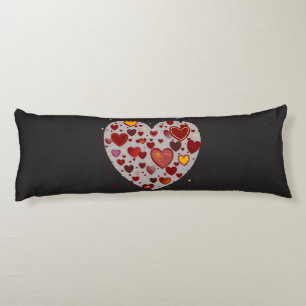 Coussins Longs Petits Coeurs