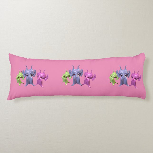 Coussins Longs Petits Martiens (Devant)