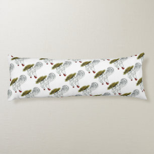 Coussins Longs Phoenix : Paire blanche