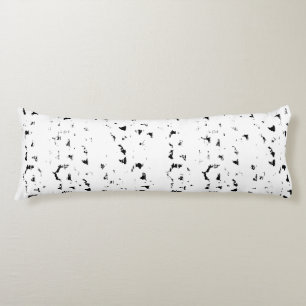 Coussins Longs photo en noir et blanc de gouttes de pluie