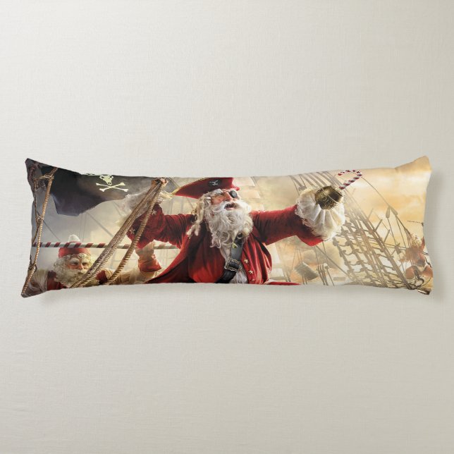 Coussins Longs Pirate Père Noël (Devant)