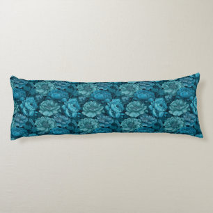 Coussins Longs Pivoines Floral Canapé Romantique de Campagne Fran