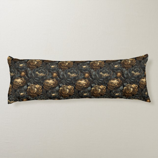 Coussins Longs Pivoines Nature Chambre d'amis Décor Boho Coin (Dos)