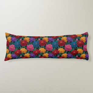 Coussins Longs Pivoines Nature Maison Décoration Tropicale Coin