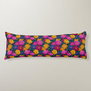 Coussins Longs Pivoines Texture Décor Rustique Classique Coin