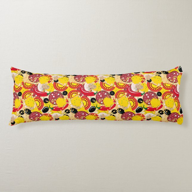 Coussins Longs Pizza (Devant)