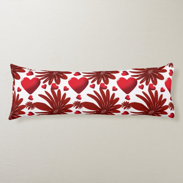 Coussins Longs Plaid floral jeté de couverture (Devant)