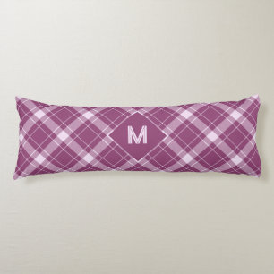 Coussins Longs Plaid Monogramme personnalisé / Motif Tartan