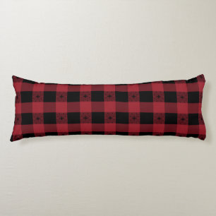 Coussins Longs Plaqué Celtique Noir Et Rouge