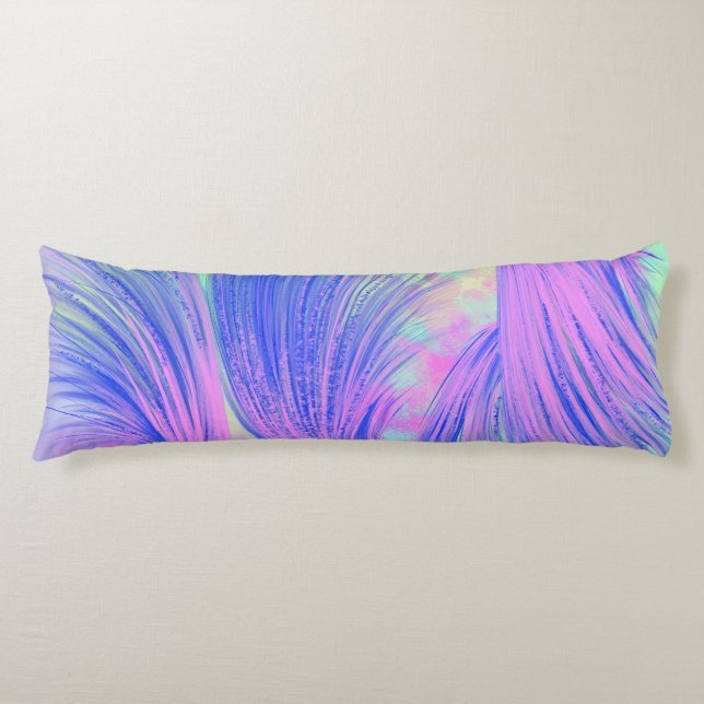 Coussins Longs Plumes violettes de Phoenix (Devant)