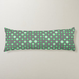 Coussins Longs Point Polka 02.Vert. Gray BG