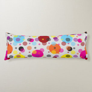 Coussins Longs Pois coloré