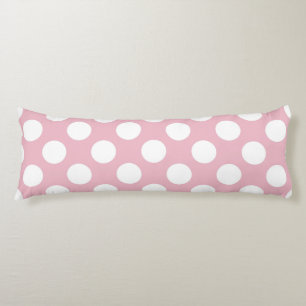Coussins Longs Pois roses, Motif Pointe Polka, Points, Pointe