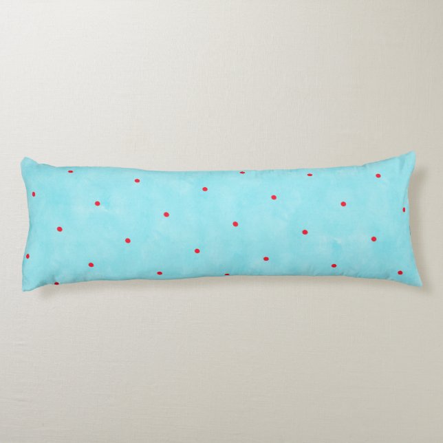Coussins Longs Pois Rupydetequila mignonne Motif rayé (Dos)