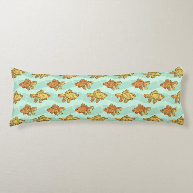 Coussins Longs Poisson-motif (Devant)