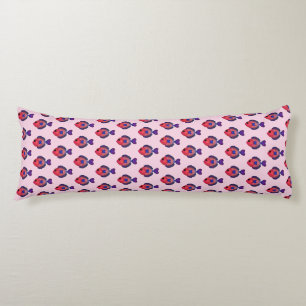Coussins Longs Poissons Tropicaux Colorés   Vie Marine Mignonne e