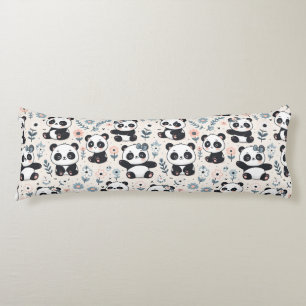 Coussins Longs Portes de panda mignonnes