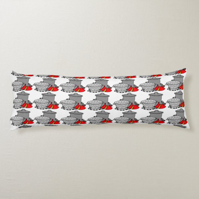 Coussins Longs Pot de cuisine et oreiller pour le corps (Dos)