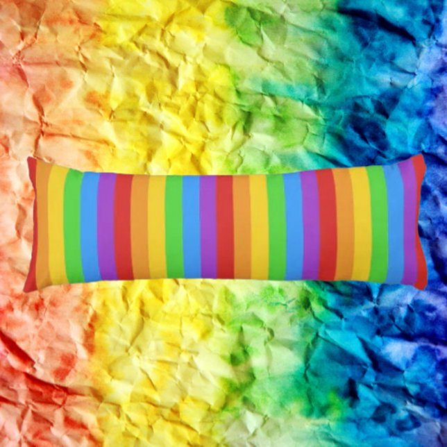 Coussins Longs Pride Rest : Drapeau Arc-en-Ciel (Créateur téléchargé)