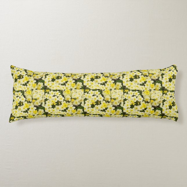 Coussins Longs Primroses du printemps (Devant)