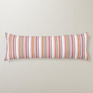Coussins Longs Rayures colorées modernes mignonnes