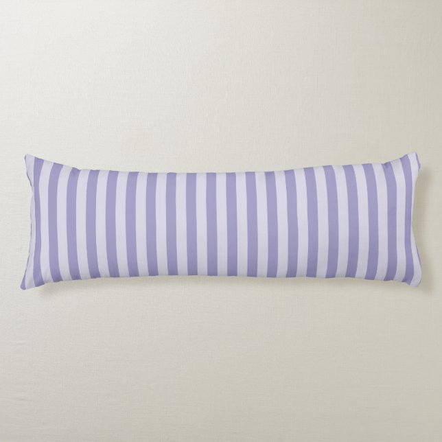 Coussins Longs Rayures violettes (Devant)