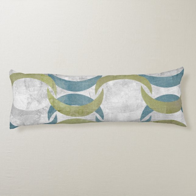 Coussins Longs Répétition géométrique III (Dos)