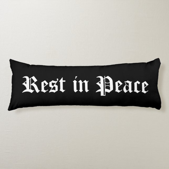 Coussins Longs Repose en paix (Devant)