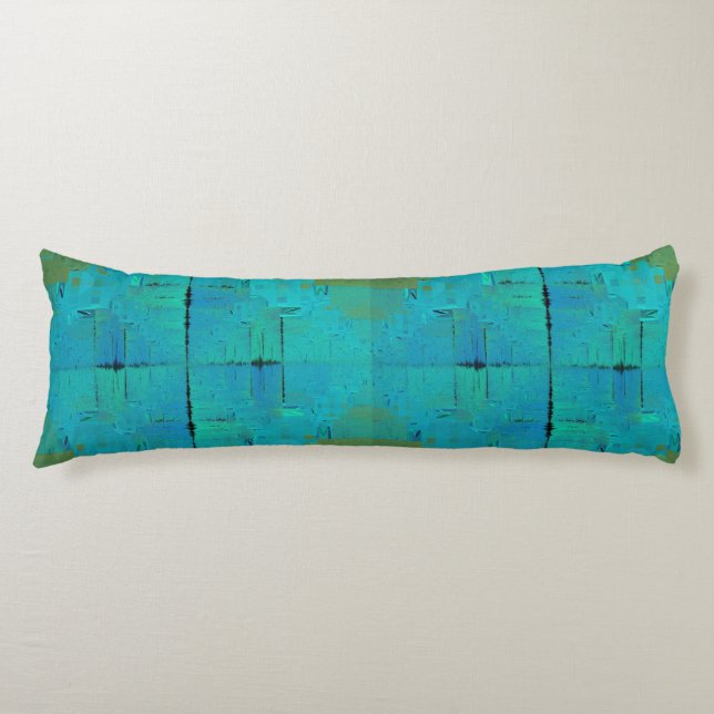 Coussins Longs Résonance Aqua (Devant)