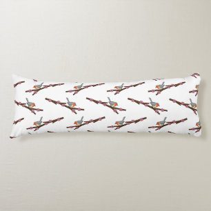 Coussins Longs Robin sur Sakura