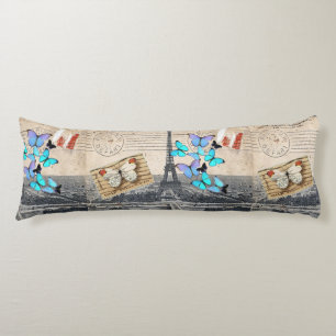 Coussins Longs romantique france voyage paris tour eiffel