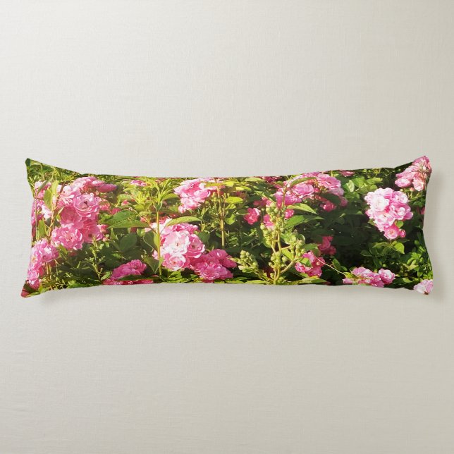Coussins Longs Rosarium en fleurs (Devant)