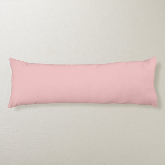 Coussins Longs Rose bébé (couleur unie) (Devant)