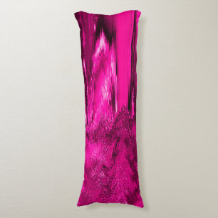 Coussins Longs Rose brillant fondu